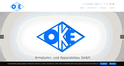 Desktop Screenshot of oke-gmbh.de