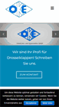 Mobile Screenshot of oke-gmbh.de