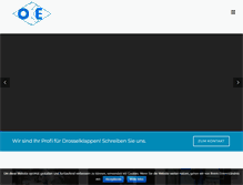 Tablet Screenshot of oke-gmbh.de